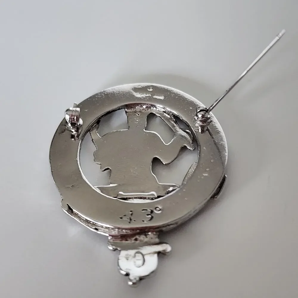 Vintage Celtic clan pin brooch‎ kilt